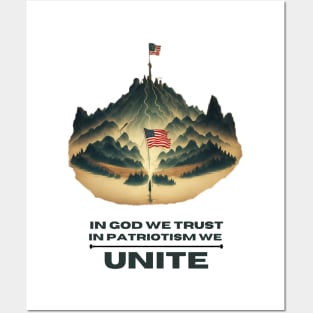 United by Patriotism Posters and Art